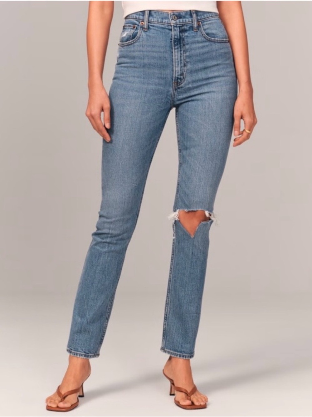The 90s slim straight ultra high rise - curve love